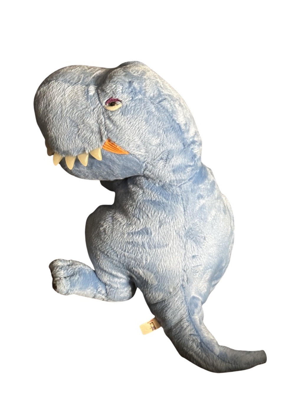 Manhattan Toy Blue Dinosaur Plush T-Rex Stuffed Animal 2002